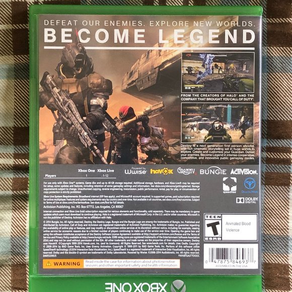 SOLD! // Bungie Destiny for XBOX ONE - Picture 2 of 2